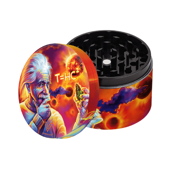 Vsyndicate 4 Piece Sharp Shred 360 Grinder / 63mm / THC Einstein Solar Diesel